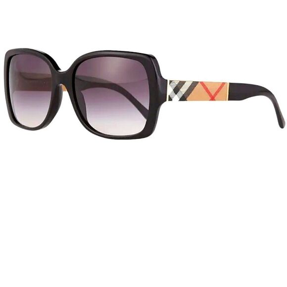 Burberry Accessories - HOST PICK 💥AUTHENTIC BURBERRY OVERSIZED CAT EYE BLACK LOGO SUNGLASSES